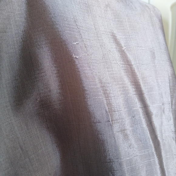 VINTAGE 1950s Strapless Black Metallic Silver and Gold Evening Dress with Shawl - Picture 14 of 15